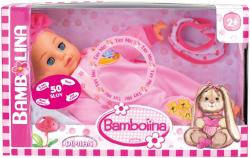 Panenka Bambolina Bebe 34cm miminko mluví 50 slov CZ na baterie Zvuk Panenka Bambolina Bebe 34cm miminko mluví 50 slov CZ na baterie Zvuk