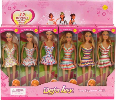 Panenka Defa Lucy modní 29cm trendy letní krátké šaty různé druhy