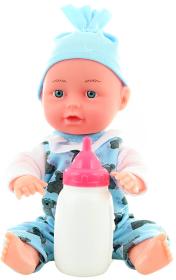 Panenka miminko 25cm batole v pyžámku set s lahvičkou 2 druhy