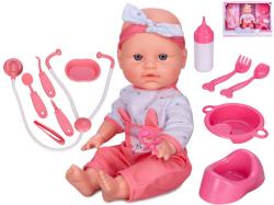 Panenka miminko čůrající set s lékařskými doplňky na baterie Zvuk Panenka miminko čůrající set s lékařskými doplňky na baterie Zvuk