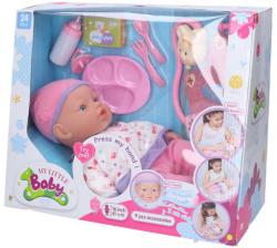 Panenka miminko nemocné 41cm set malý lékař na baterie Světlo Zvuk