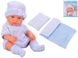 Panenka miminko set batole s peřinkami modré tvrdé tělíčko Panenka miminko set batole s peřinkami modré tvrdé tělíčko
