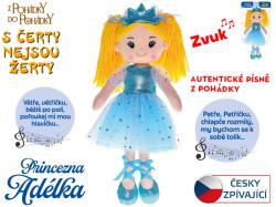 Panenka princezna Adélka látková S čerty nejsou žerty zpívá na baterie CZ Zvuk