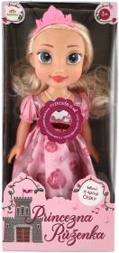 Panenka princezna Růženka 35cm mluví zpívá na baterie Světlo Zvuk CZ