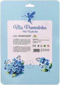 Panenka soft hadrová víla Pomněnka 40cm látková měkké tělo s křídly