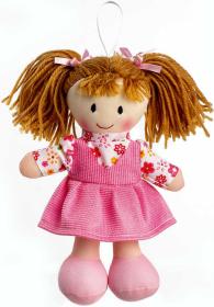 Panenka Verunka hadrová 20cm česky mluvící básničky na baterie Světlo Zvuk Panenka Verunka hadrová 20cm česky mluvící básničky na baterie Světlo Zvuk