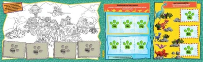 PANINI Sběratelské album Tlapková Patrola DINO s aktivitami a samolepkami