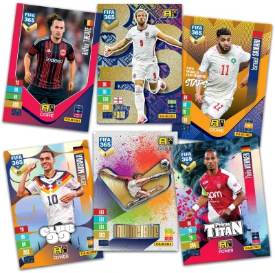 PANINI FIFA 365 2026/2027 sběratelské karty set 6ks Adrenalyn XL booster