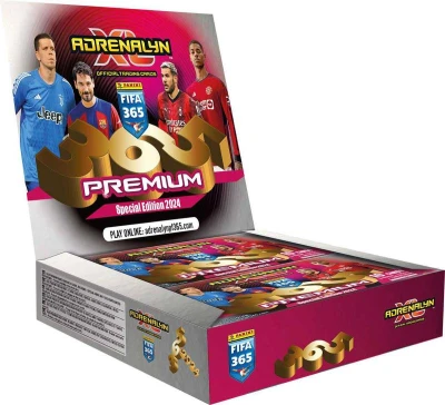 PANINI FIFA 365 23/24 Sběratelské karty Premium 10ks Adrenalyn XL booster