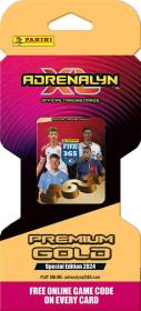PANINI FIFA 365 23/24 Sběratelské karty Premium Gold 14ks Adrenalyn XL booster