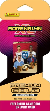 PANINI FIFA 365 23/24 Sběratelské karty Premium Gold 14ks Adrenalyn XL booster