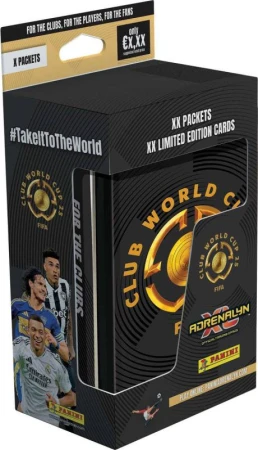 PANINI FIFA Club World Cup 2025 zberateľské karty 48ks plechová krabička PANINI FIFA Club World Cup 2025 zberateľské karty 48ks plechová krabička
