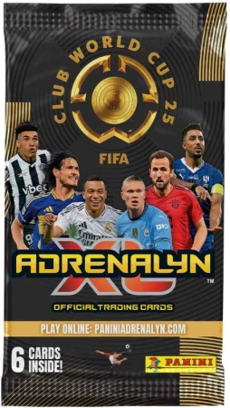 PANINI FIFA Club World Cup 2025 sběratelské karty 6ks Adrenalyn XL booster PANINI FIFA Club World Cup 2025 sběratelské karty 6ks Adrenalyn XL booster