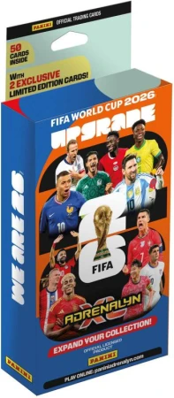 PANINI FIFA World Cup 2026 sběratelské karty 50ks Adrenalyn XL Upgrade Set PANINI FIFA World Cup 2026 sběratelské karty 50ks Adrenalyn XL Upgrade Set