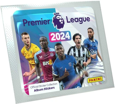 PANINI PREMIER LEAGUE 2024 Sběratelské samolepky set 5ks v sáčku PANINI PREMIER LEAGUE 2024 Sběratelské samolepky set 5ks v sáčku