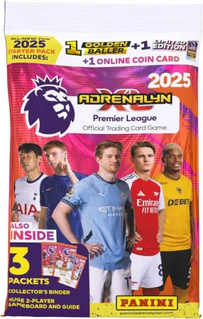 PANINI PREMIER LEAGUE 2025 Sběratelské karty Adrenalyn XL Starter Set PANINI PREMIER LEAGUE 2025 Sběratelské karty Adrenalyn XL Starter Set