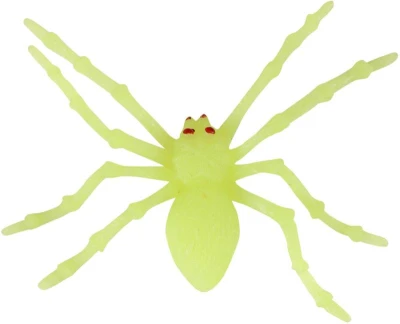 Pavouk 14cm halloween dekorace svítící ve tmě fosforeskuje set 2ks