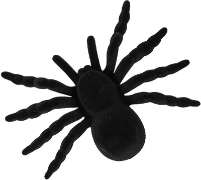 Pavouk černý 11cm halloween dekorace set 2ks na kartě