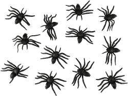 Pavouk černý 6cm zvířátko set 12ks Halloween dekorace