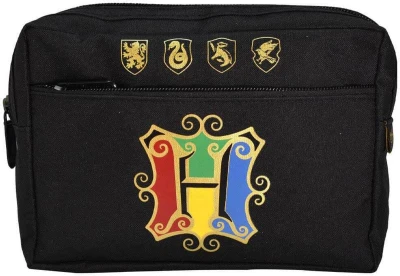 Peračník Harry Potter: Rokfortské koleje detské školské puzdro 2 vrecká na zips Peračník Harry Potter: Rokfortské koleje detské školské puzdro 2 vrecká na zips