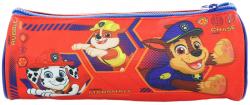 Penál kulatý Tlapková Patrola dětské červené školní pouzdro na zip
