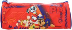 Penál kulatý Tlapková Patrola dětské červené školní pouzdro na zip