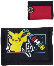 Peněženka dětská rozkládací Pokémon Pikachu černá Peněženka dětská rozkládací Pokémon Pikachu černá