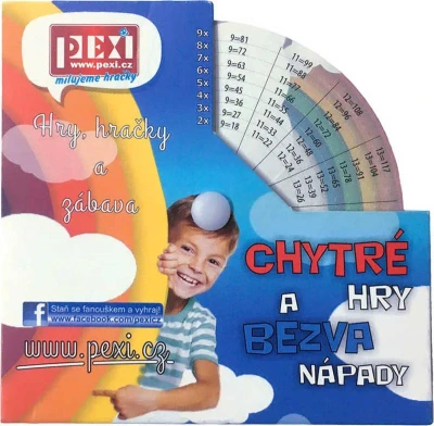 PEXI Blesková násobička matematické kolečko (kalkulačka) pro školáky PEXI Blesková násobička matematické kolečko (kalkulačka) pro školáky
