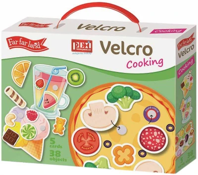 PEXI Velcro skládačky Vaření (Cooking) 38 dílků na suchý zip PEXI Velcro skládačky Vaření (Cooking) 38 dílků na suchý zip