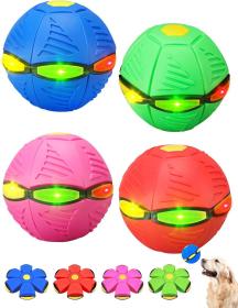 Phlat Ball házecí disk / míč UFO měnící se na baterie Světlo 3 barvy 2v1