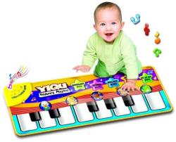 Pianko podlahové 73cm interaktivní baby dečka se zvířátky na baterie Zvuk
