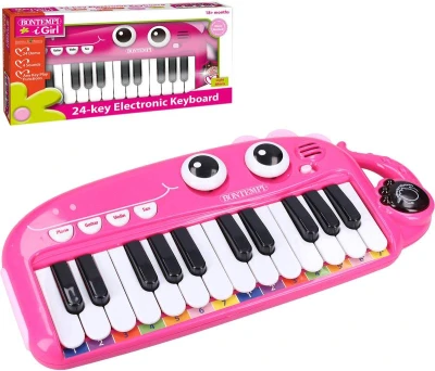 Piano dětský elektronický klavír 24 kláves keyboard na baterie Světlo Zvuk Piano dětský elektronický klavír 24 kláves keyboard na baterie Světlo Zvuk