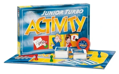 Piatnik Hra ACTIVITY Junior turbo (společenská hra)