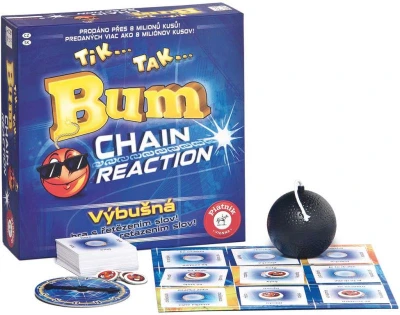 Piatnik Hra TIK TAK BUM Chain Reaction CZ (společenská hra) Piatnik Hra TIK TAK BUM Chain Reaction CZ (společenská hra)