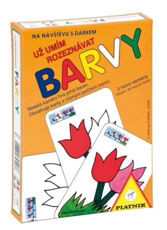 Piatnik Hra Už viem rozpoznávať farby Karty Piatnik Hra Už viem rozpoznávať farby Karty