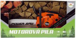 Pila dětská motorová řetězová funkční na baterie Světlo Zvuk plast