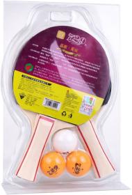 Pingpongový set palka 2ks + loptička 2ks na stolný tenis s puzdrom