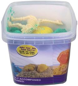 Písek magický Magic Sand 200g herní set s kostrou dinosaura 6 druhů