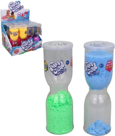Piesok tekutý farebný 18cm presýpacie hodiny 6 farieb v tube Piesok tekutý farebný 18cm presýpacie hodiny 6 farieb v tube
