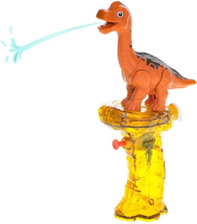Pistole dětská vodní stříkací brontosaurus 23cm se zásobníkem na vodu plast Pistole dětská vodní stříkací brontosaurus 23cm se zásobníkem na vodu plast