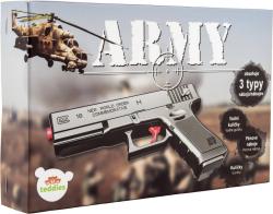 Pistole dětská zbraň na vodní + gumové kuličky 6mm + pěnové soft náboje 3v1