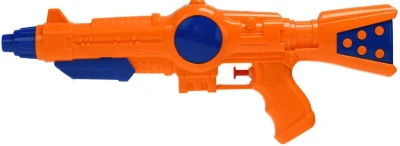 Pistole vodní 34cm se zásobníkem na vodu 3 barvy plast