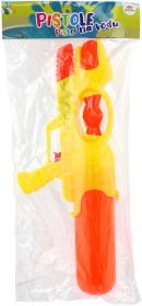 Pistole vodní 50cm se zásobníkem na vodu 2 barvy plast v sáčku