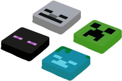 PIXIE CREW MINECRAFT Náhradní multipixely I. set 4ks silikon