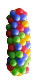 PL Míčky dětské do hracího koutu (bazénku) Balls 7cm Set 100 ks PL Míčky dětské do hracího koutu (bazénku) Balls 7cm Set 100 ks
