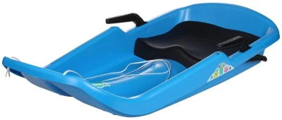 PLASTKON Boby dětské CYCLONE se sedátkem na sníh Modré