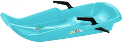 PLASTKON Boby dětské TWISTER bez sedáku se 2 brzdami Azurové plast PLASTKON Boby dětské TWISTER bez sedáku se 2 brzdami Azurové plast