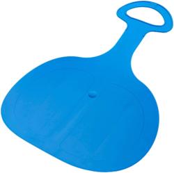 PLASTKON Klouzák Pinguin modrý dětská sáňkovací lopata na sníh plast