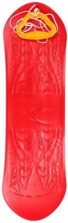 PLASTKON Kluzka dětský snowboard prkno na sníh bez vázání Červené PLASTKON Kluzka dětský snowboard prkno na sníh bez vázání Červené