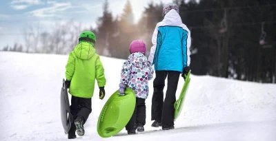 PLASTKON Talíř sáňkovací Supernova 60cm plastový 80kg zelený